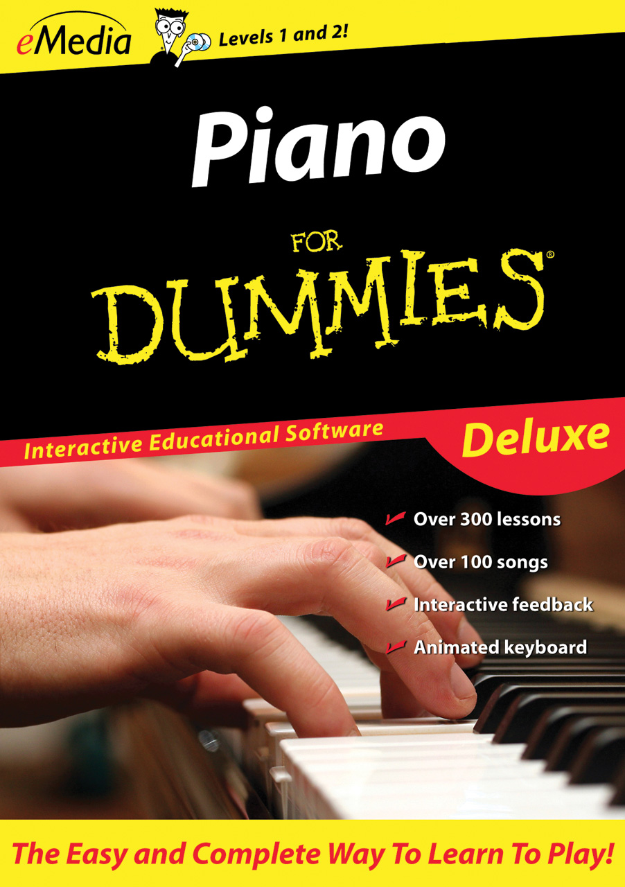 EMedia Piano for Dummies Deluxe Download Version WIN or MAC